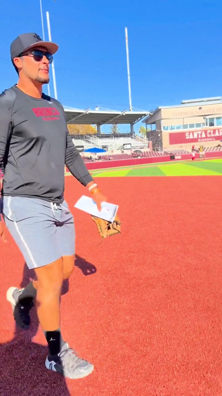 Diamond Access players on the field at Santa Clara University